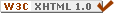 W3C XHTML 1.0 compliant